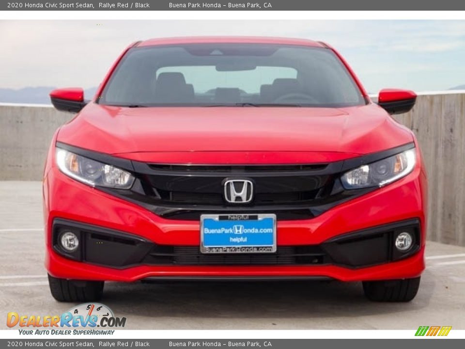 2020 Honda Civic Sport Sedan Rallye Red / Black Photo #3