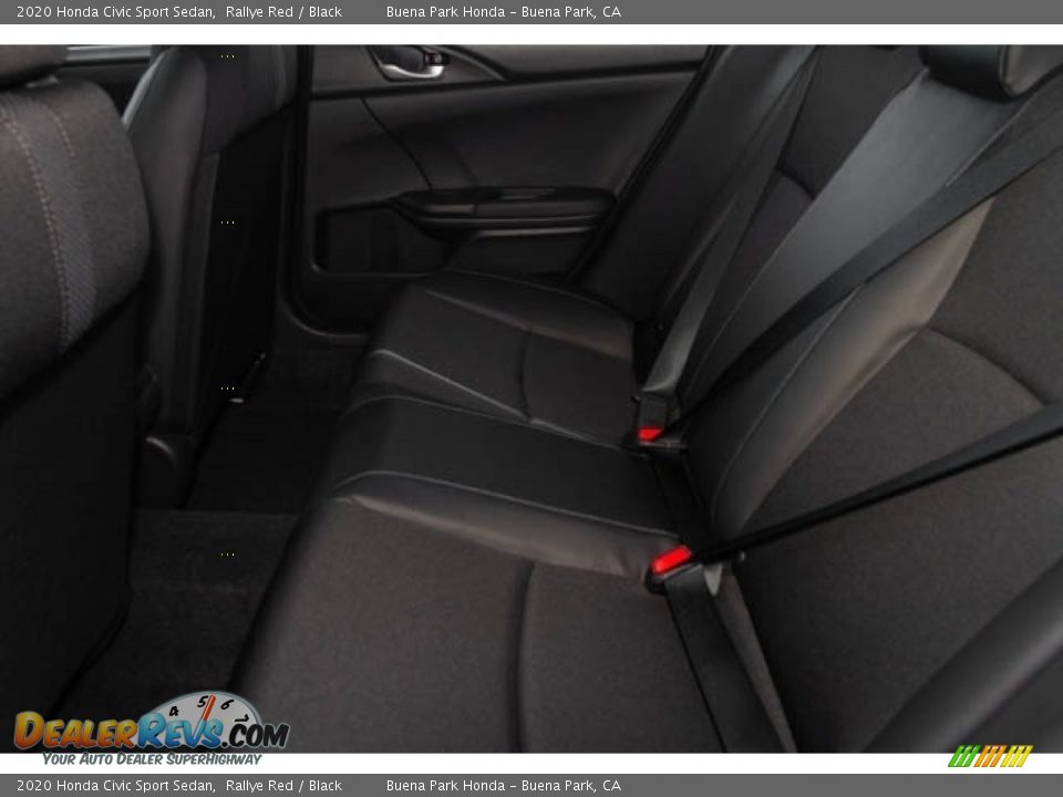 2020 Honda Civic Sport Sedan Rallye Red / Black Photo #17