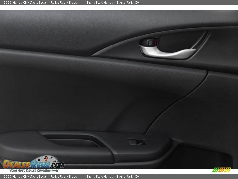 2020 Honda Civic Sport Sedan Rallye Red / Black Photo #35