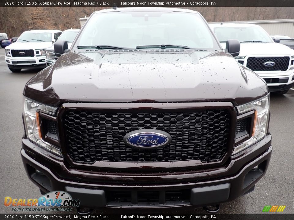 2020 Ford F150 STX SuperCrew 4x4 Magma Red / Black Photo #4
