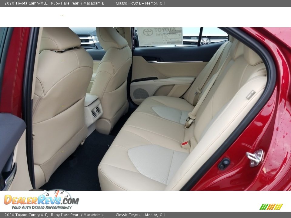 Rear Seat of 2020 Toyota Camry XLE Photo #3