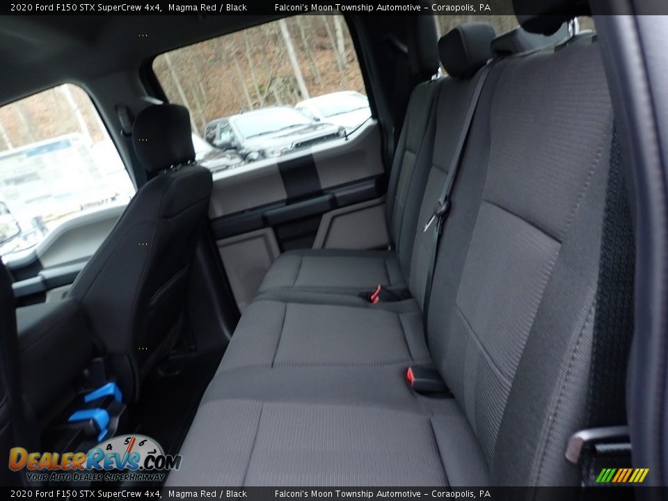 2020 Ford F150 STX SuperCrew 4x4 Magma Red / Black Photo #9