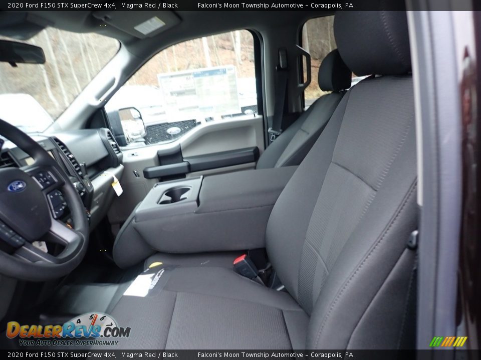 2020 Ford F150 STX SuperCrew 4x4 Magma Red / Black Photo #10