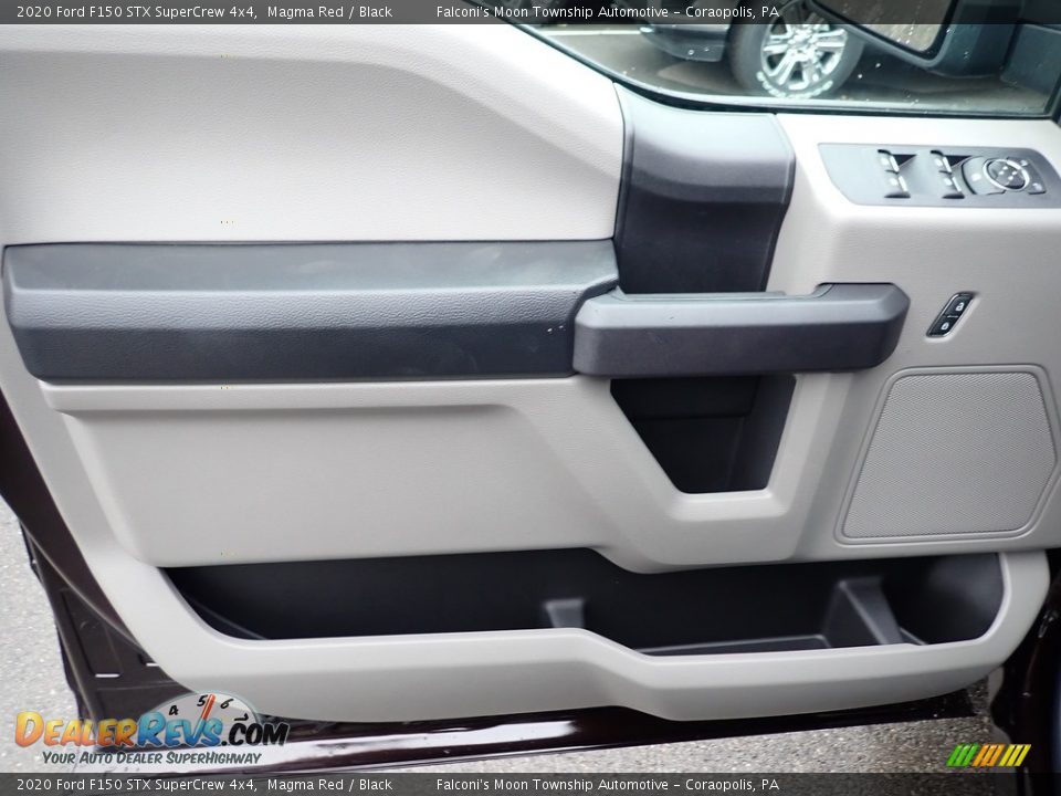 2020 Ford F150 STX SuperCrew 4x4 Magma Red / Black Photo #11
