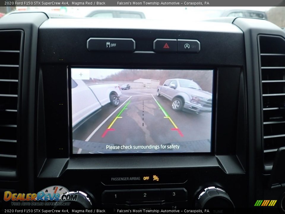 2020 Ford F150 STX SuperCrew 4x4 Magma Red / Black Photo #14