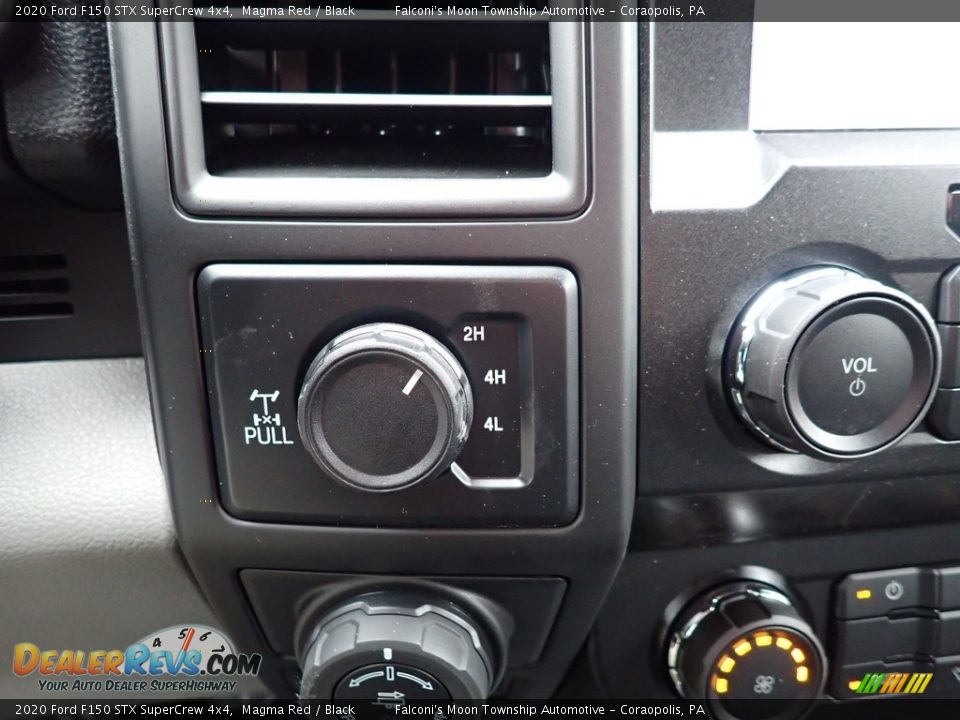 2020 Ford F150 STX SuperCrew 4x4 Magma Red / Black Photo #15