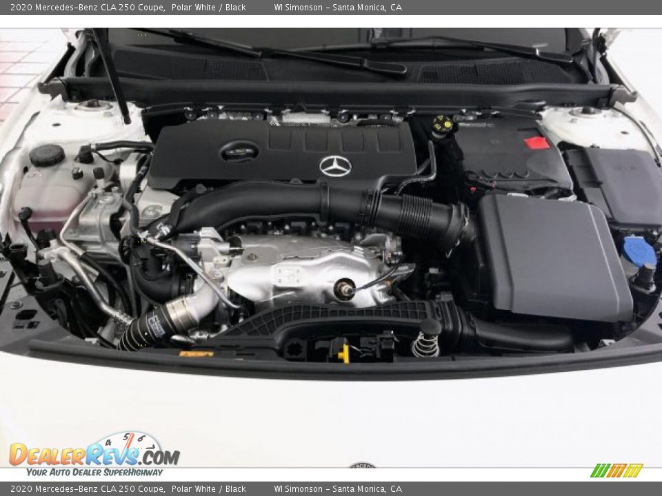 2020 Mercedes-Benz CLA 250 Coupe Polar White / Black Photo #8