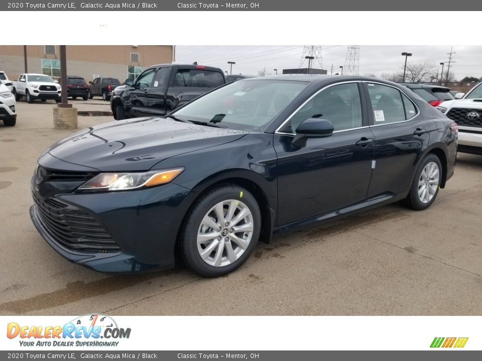 2020 Toyota Camry LE Galactic Aqua Mica / Black Photo #1