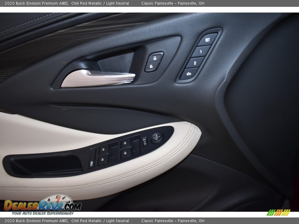 2020 Buick Envision Premium AWD Chili Red Metallic / Light Neutral Photo #6