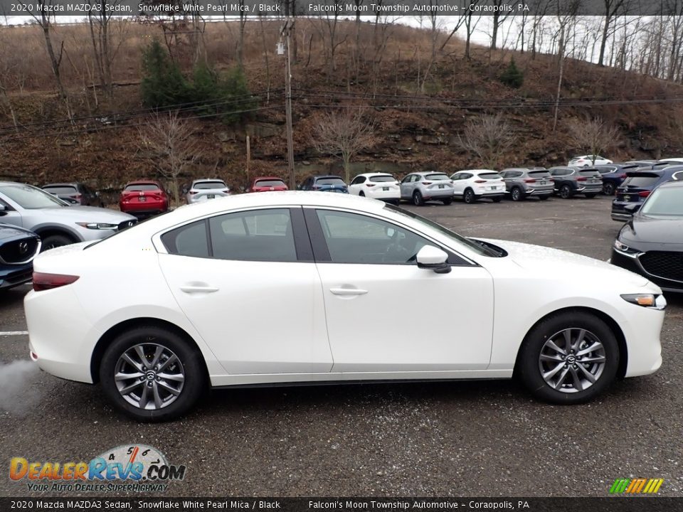 2020 Mazda MAZDA3 Sedan Snowflake White Pearl Mica / Black Photo #1