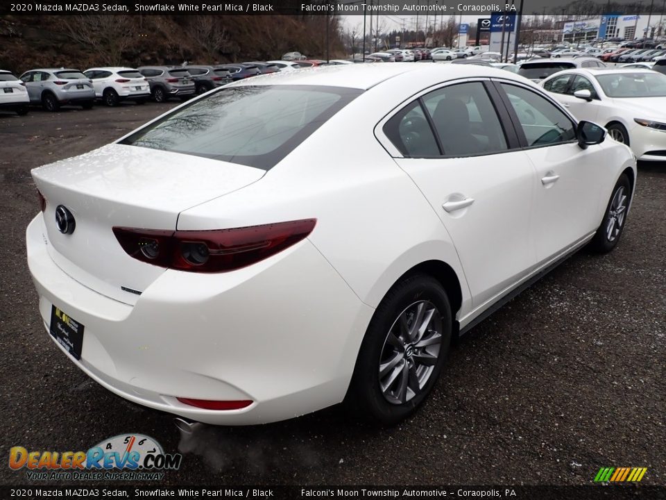 2020 Mazda MAZDA3 Sedan Snowflake White Pearl Mica / Black Photo #2