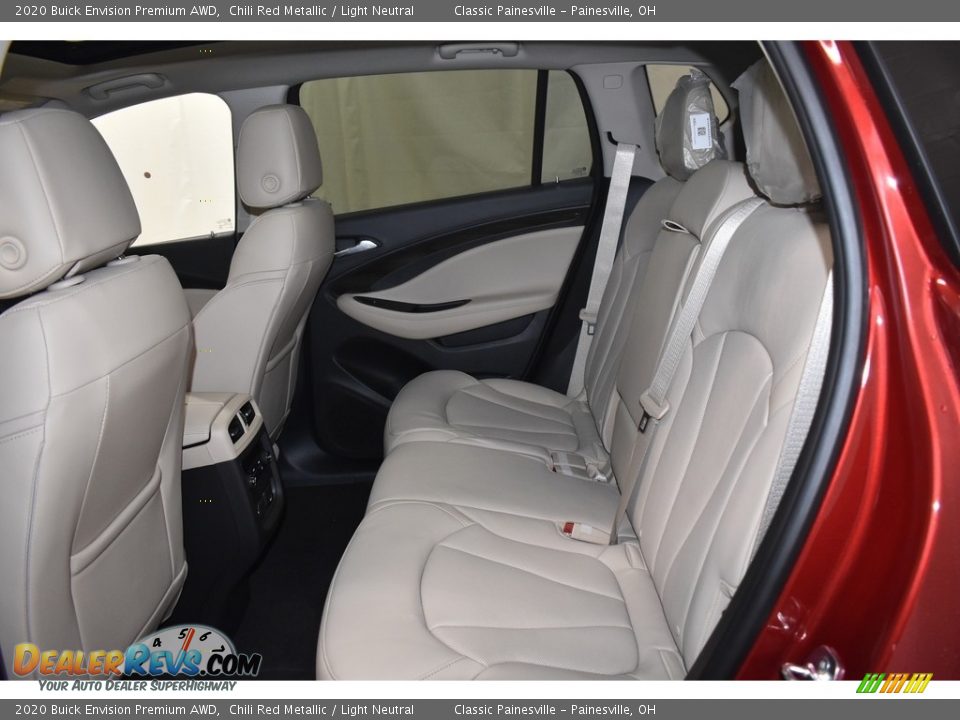 2020 Buick Envision Premium AWD Chili Red Metallic / Light Neutral Photo #8