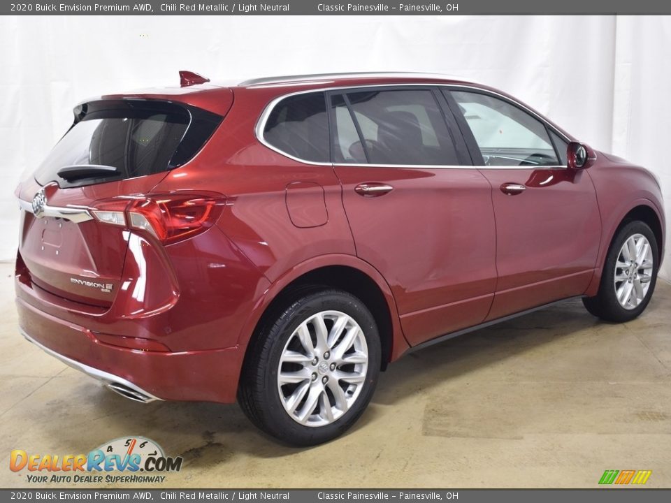 2020 Buick Envision Premium AWD Chili Red Metallic / Light Neutral Photo #9