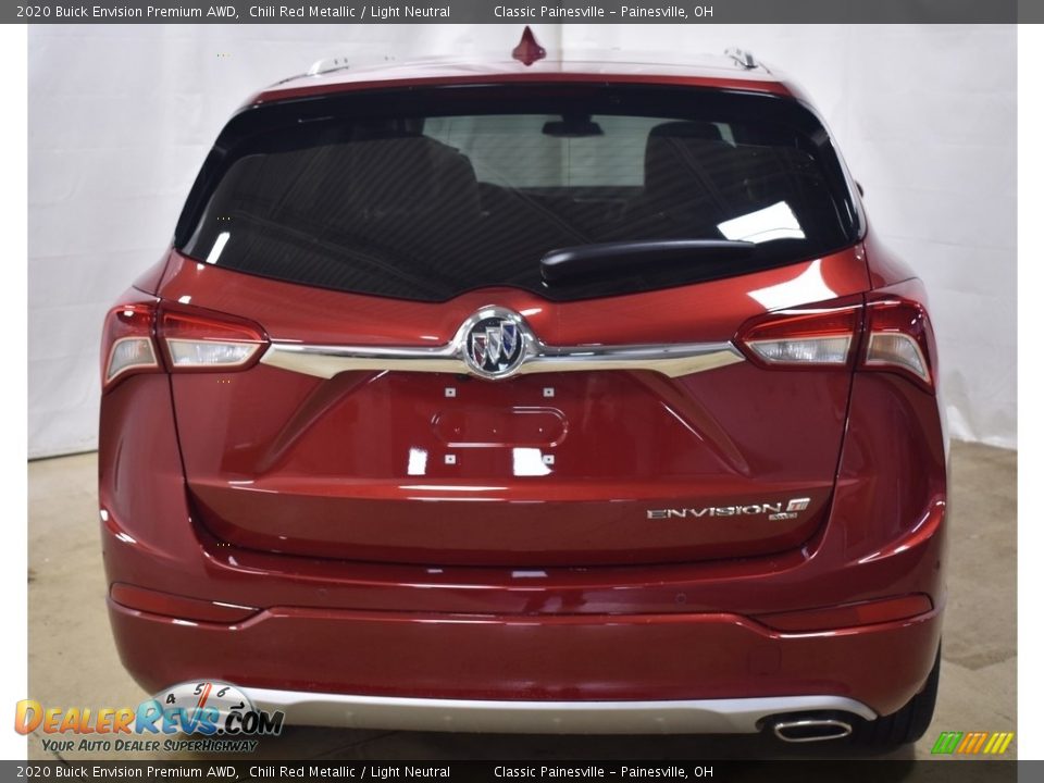 2020 Buick Envision Premium AWD Chili Red Metallic / Light Neutral Photo #10