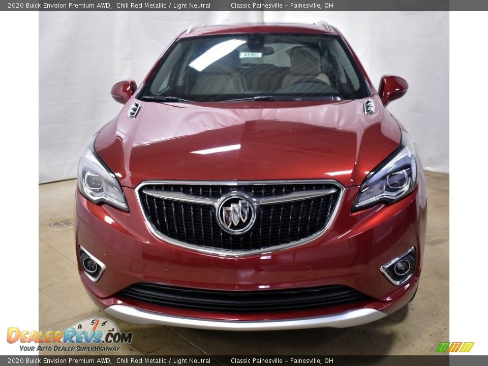 2020 Buick Envision Premium AWD Chili Red Metallic / Light Neutral Photo #11