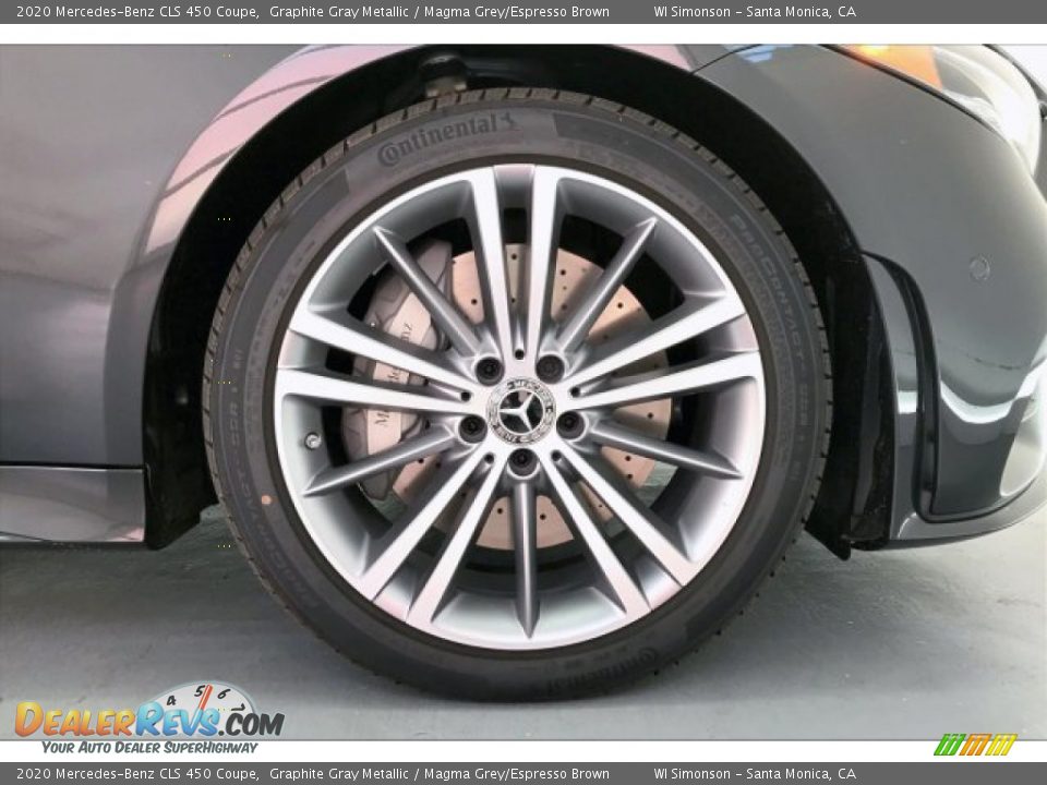 2020 Mercedes-Benz CLS 450 Coupe Graphite Gray Metallic / Magma Grey/Espresso Brown Photo #9