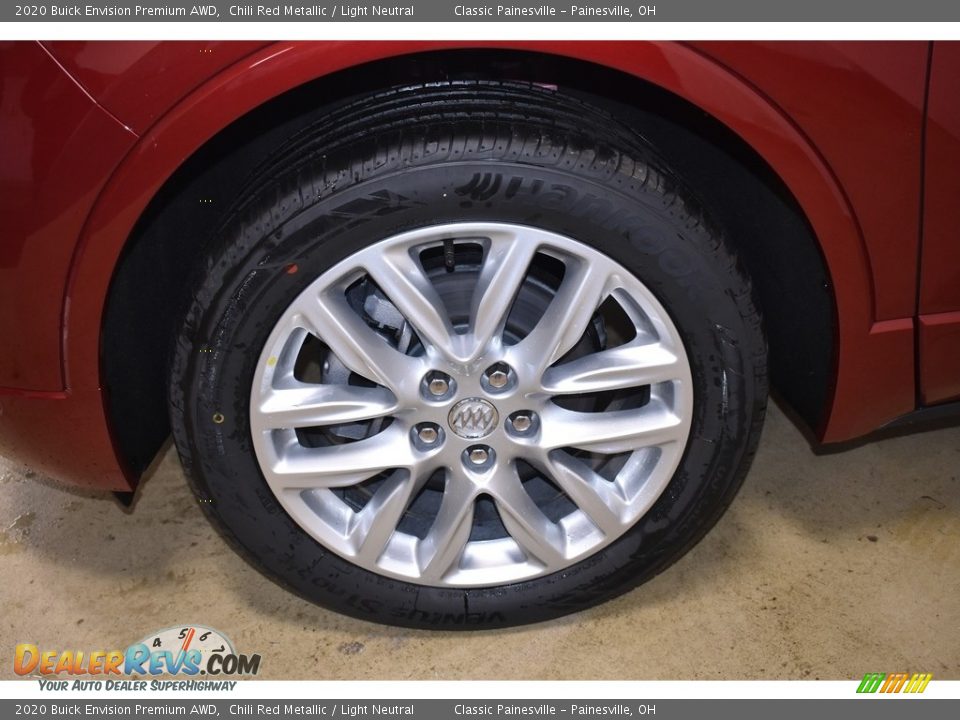 2020 Buick Envision Premium AWD Chili Red Metallic / Light Neutral Photo #12