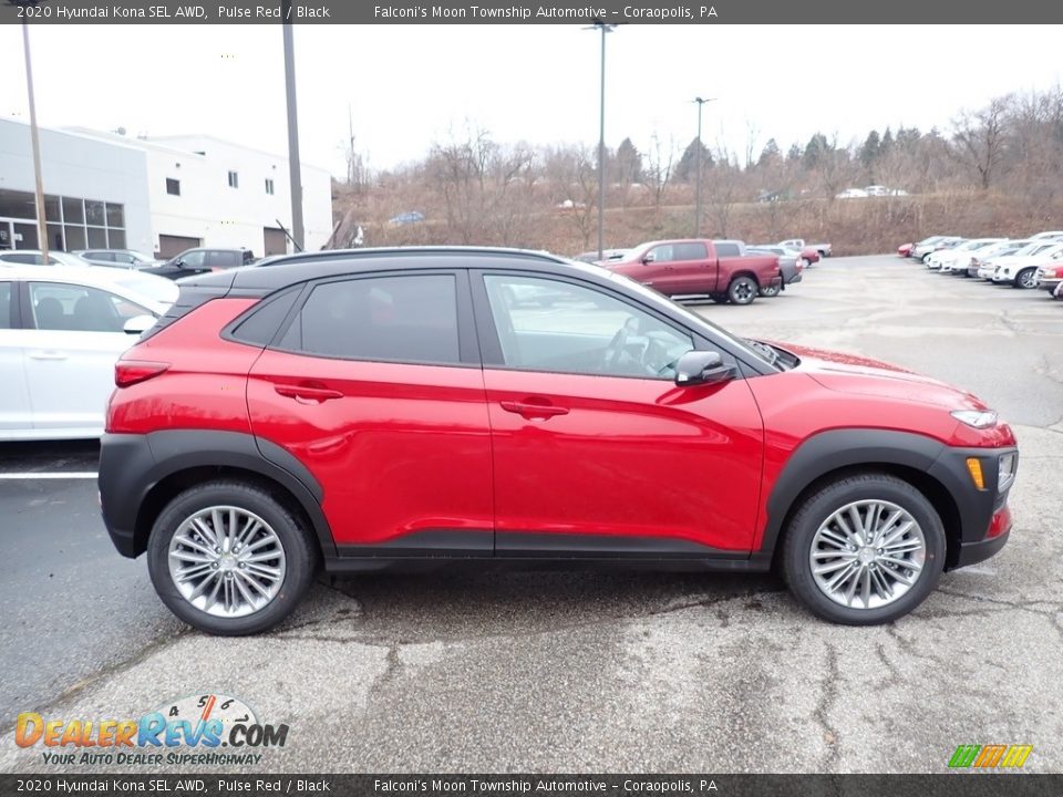 Pulse Red 2020 Hyundai Kona SEL AWD Photo #1