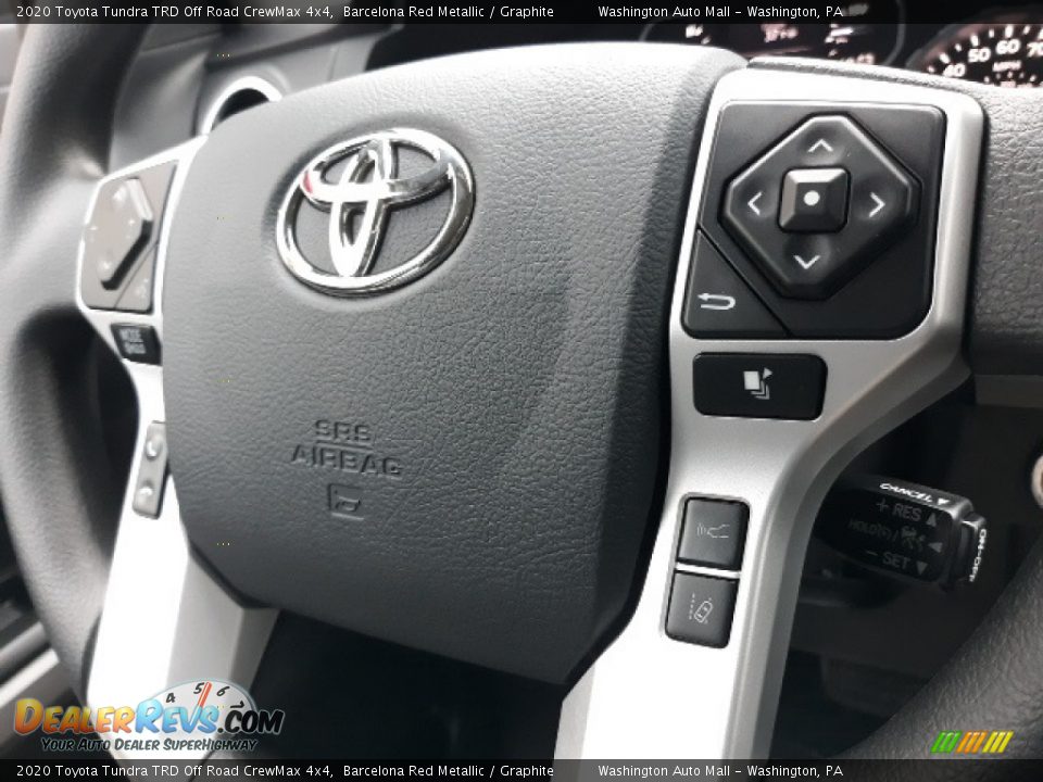 2020 Toyota Tundra TRD Off Road CrewMax 4x4 Barcelona Red Metallic / Graphite Photo #7