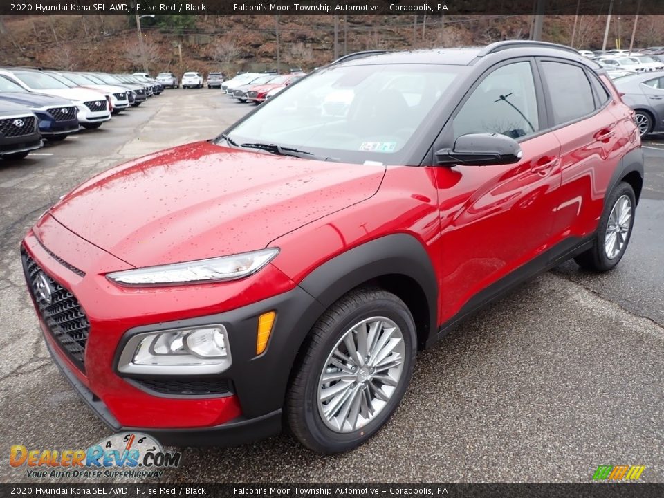 Pulse Red 2020 Hyundai Kona SEL AWD Photo #5