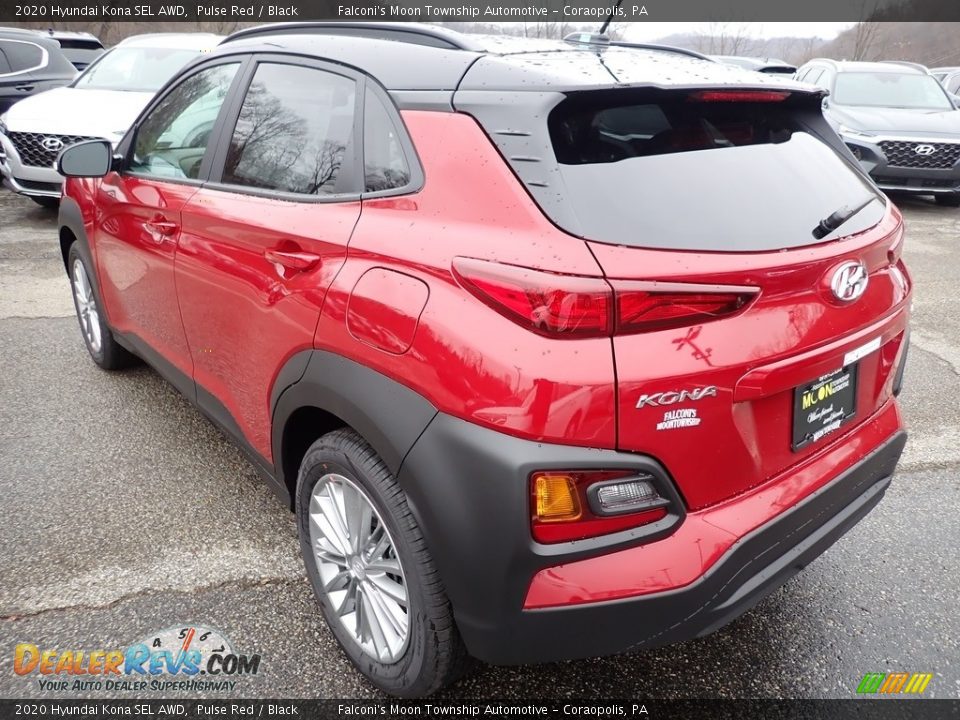 2020 Hyundai Kona SEL AWD Pulse Red / Black Photo #6