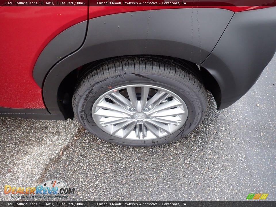 2020 Hyundai Kona SEL AWD Pulse Red / Black Photo #7