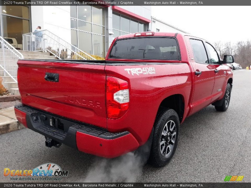 2020 Toyota Tundra TRD Off Road CrewMax 4x4 Barcelona Red Metallic / Graphite Photo #17