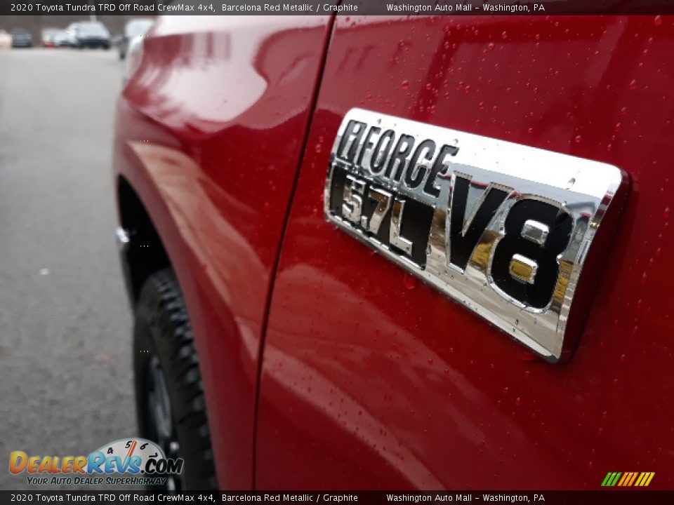 2020 Toyota Tundra TRD Off Road CrewMax 4x4 Barcelona Red Metallic / Graphite Photo #18