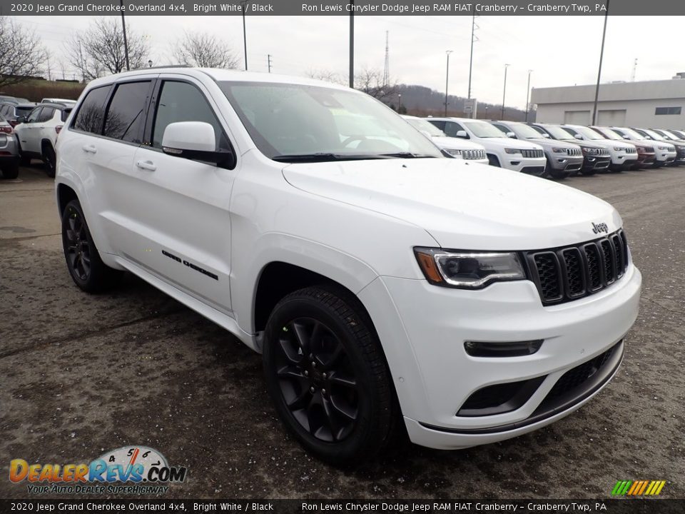 2020 Jeep Grand Cherokee Overland 4x4 Bright White / Black Photo #7