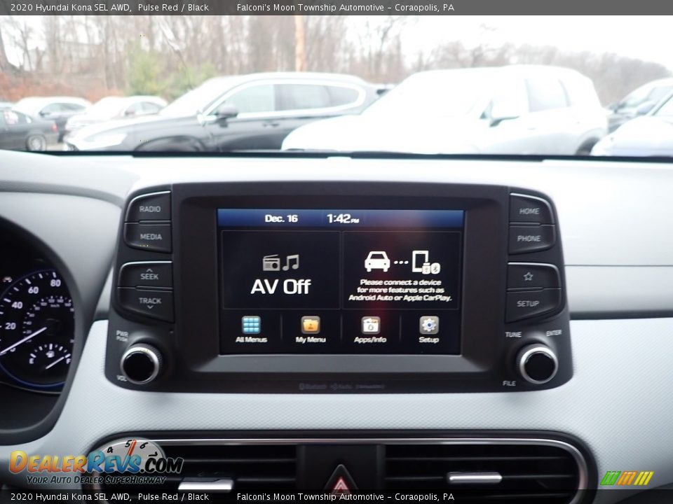 2020 Hyundai Kona SEL AWD Pulse Red / Black Photo #13