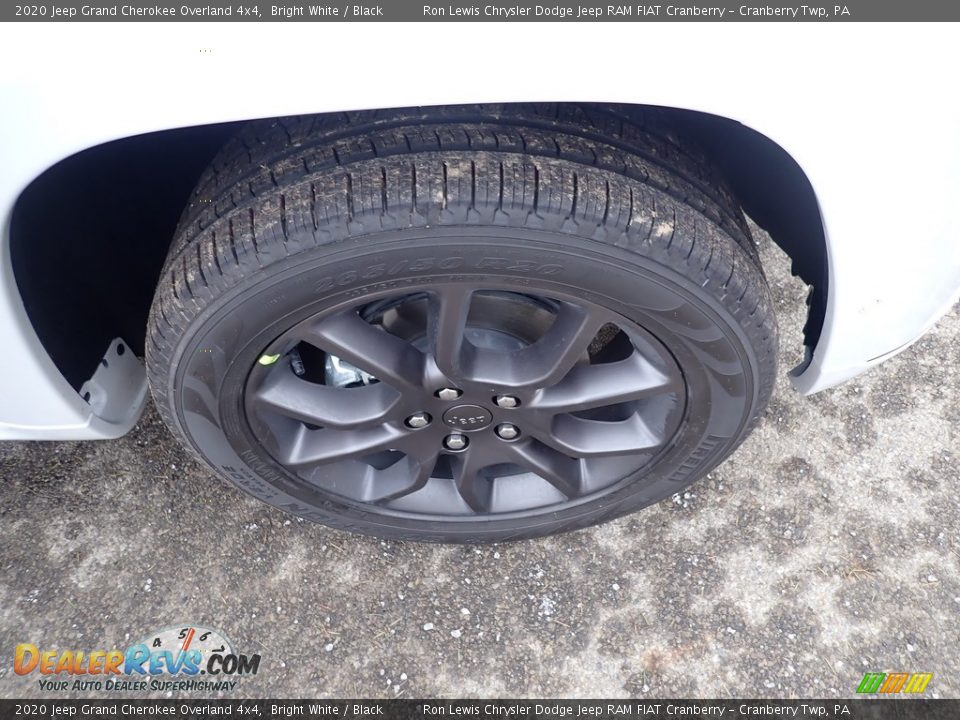 2020 Jeep Grand Cherokee Overland 4x4 Bright White / Black Photo #9
