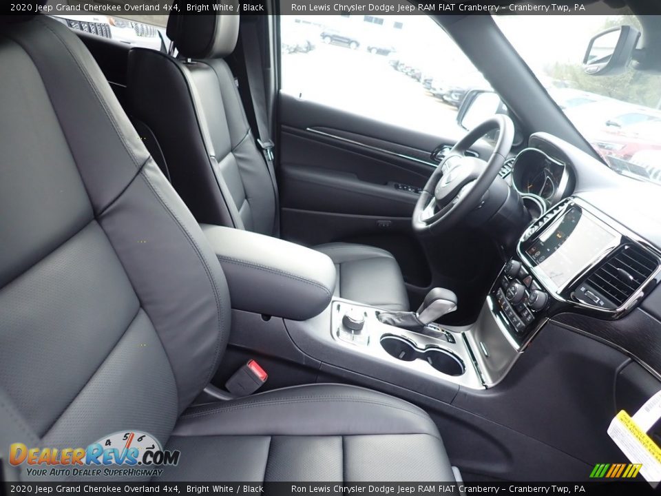 2020 Jeep Grand Cherokee Overland 4x4 Bright White / Black Photo #10