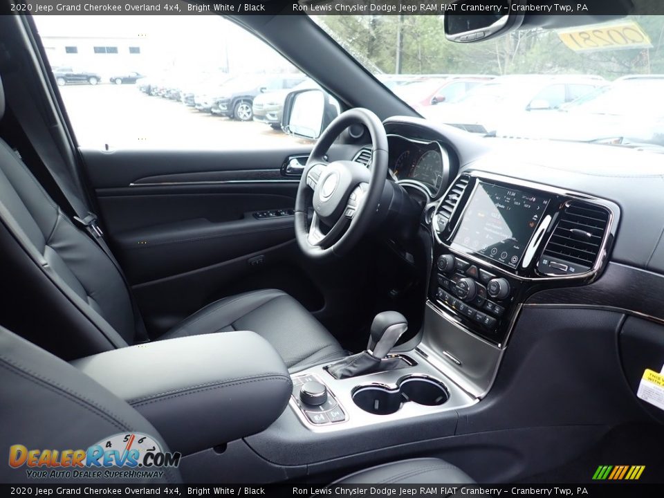 2020 Jeep Grand Cherokee Overland 4x4 Bright White / Black Photo #11