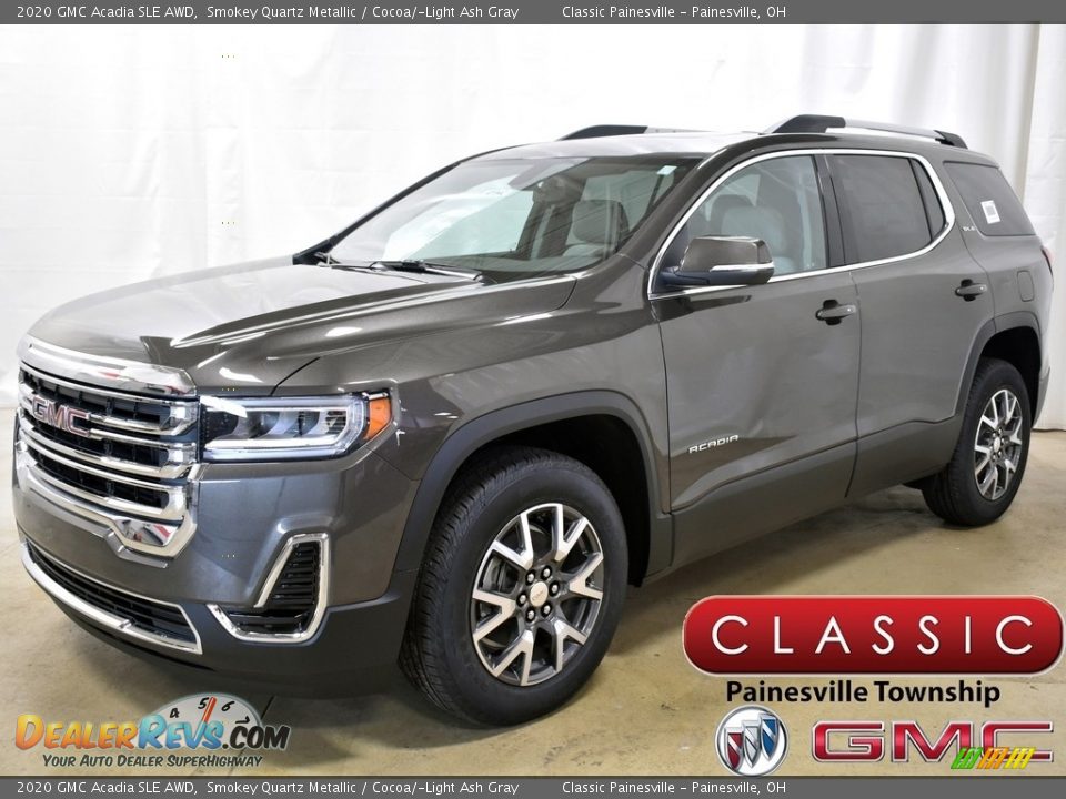 2020 GMC Acadia SLE AWD Smokey Quartz Metallic / Cocoa/­Light Ash Gray Photo #1