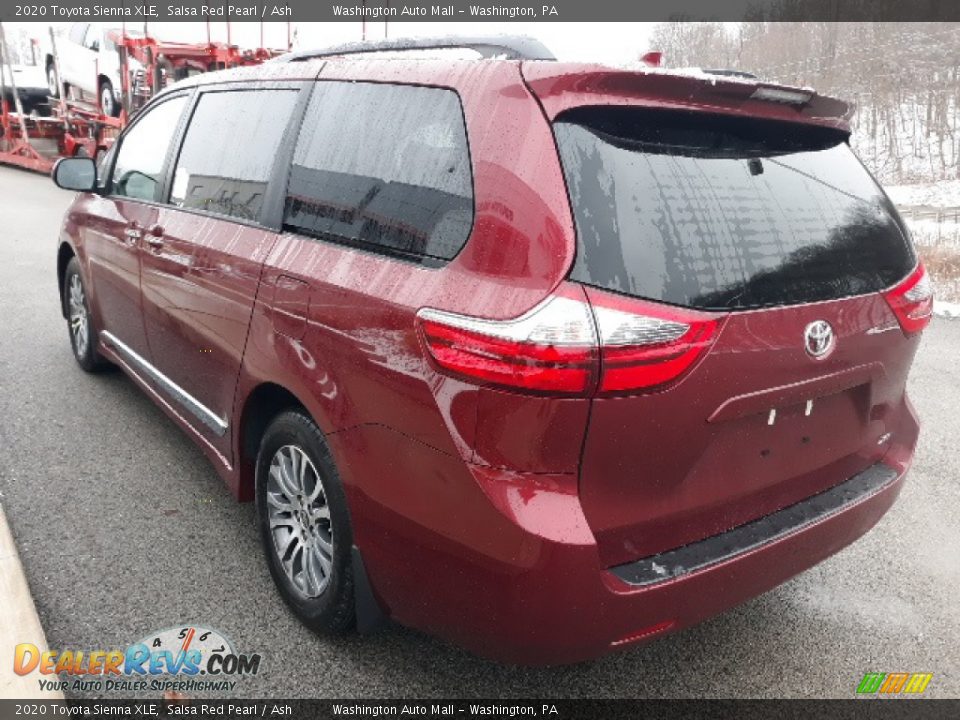 2020 Toyota Sienna XLE Salsa Red Pearl / Ash Photo #2