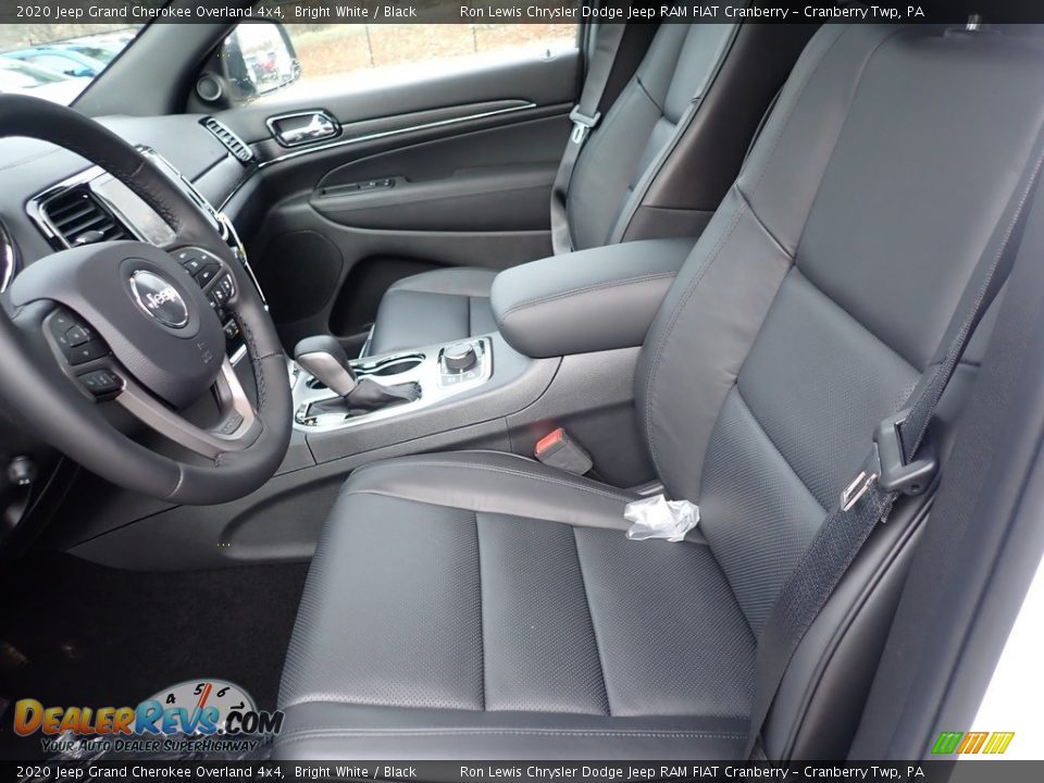 2020 Jeep Grand Cherokee Overland 4x4 Bright White / Black Photo #14