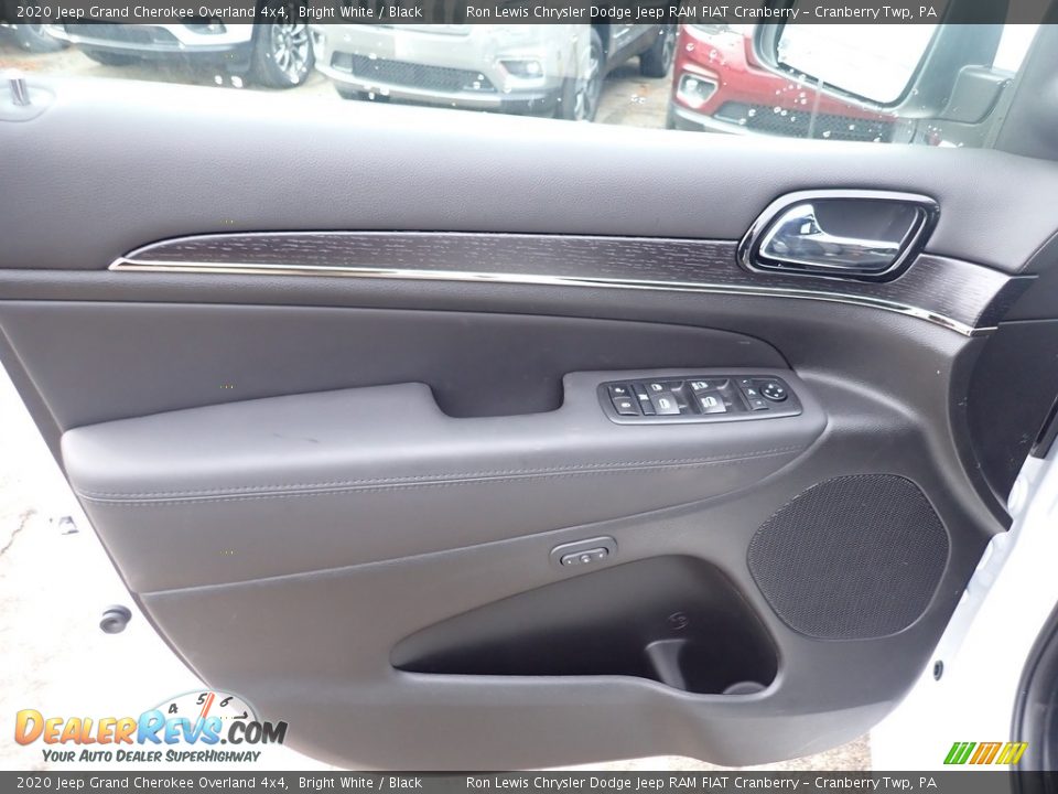 2020 Jeep Grand Cherokee Overland 4x4 Bright White / Black Photo #15