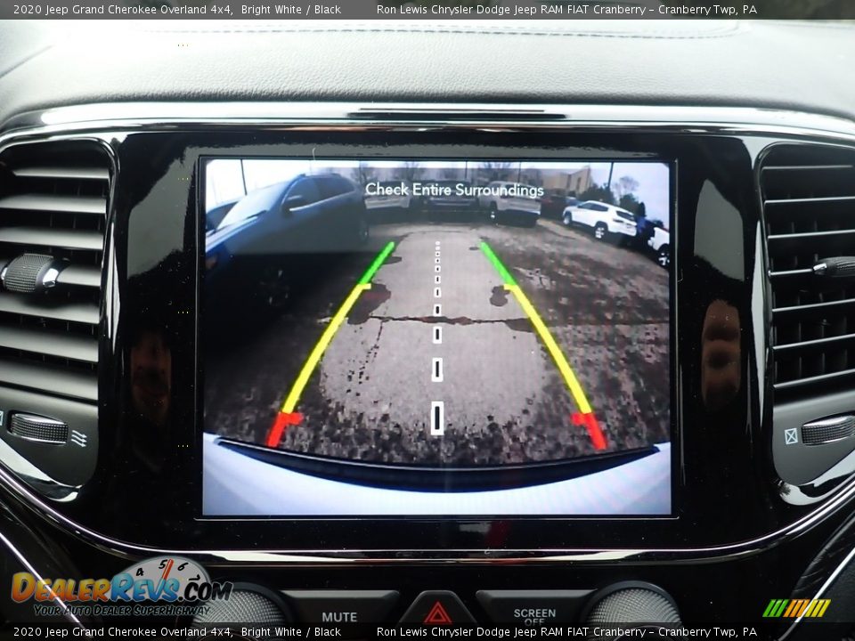 2020 Jeep Grand Cherokee Overland 4x4 Bright White / Black Photo #19