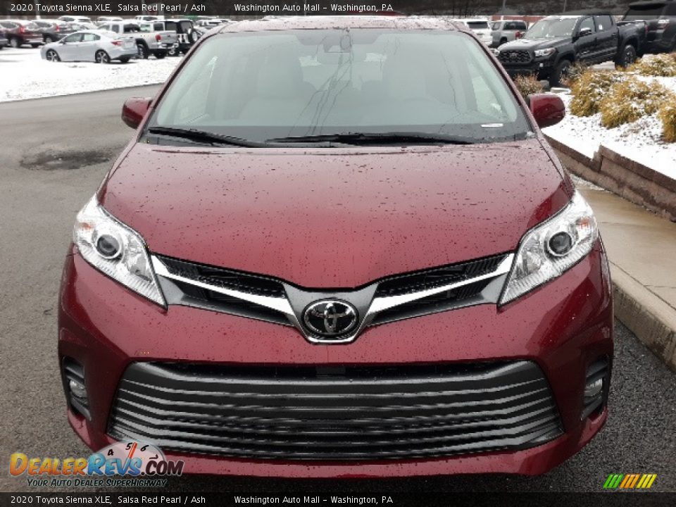 2020 Toyota Sienna XLE Salsa Red Pearl / Ash Photo #12