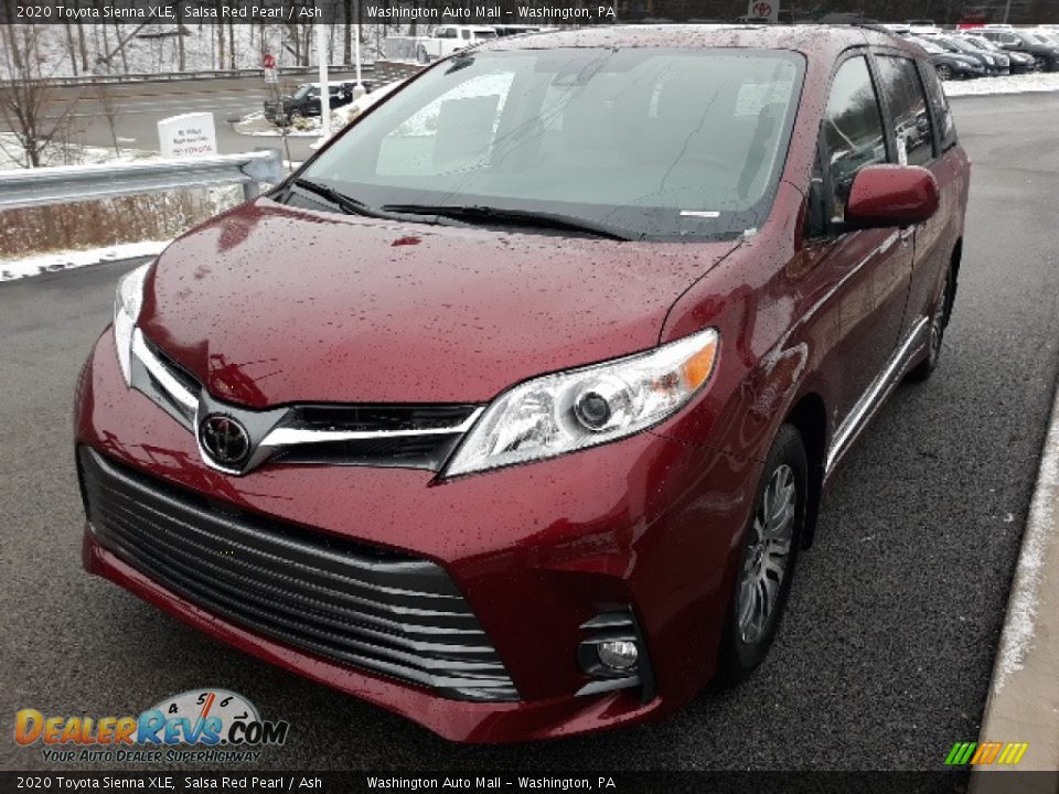 2020 Toyota Sienna XLE Salsa Red Pearl / Ash Photo #13
