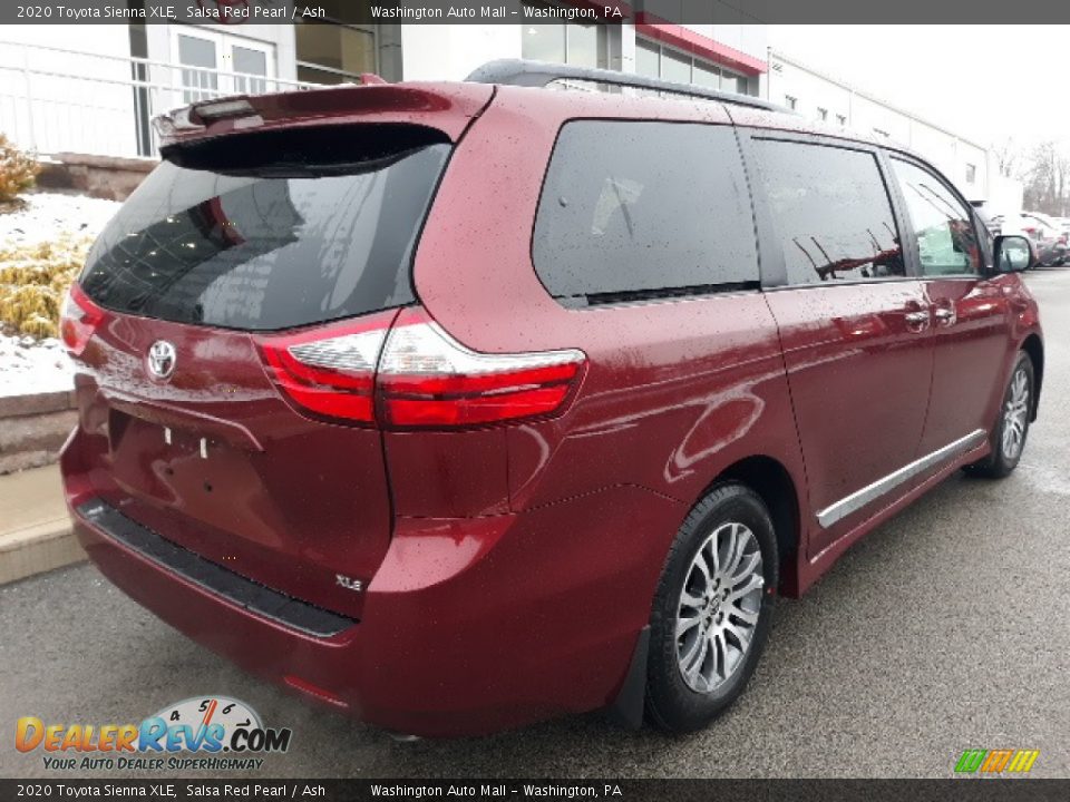 2020 Toyota Sienna XLE Salsa Red Pearl / Ash Photo #15