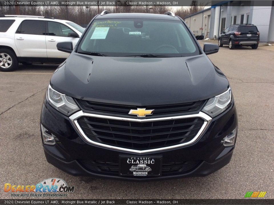 2020 Chevrolet Equinox LT AWD Midnight Blue Metallic / Jet Black Photo #4