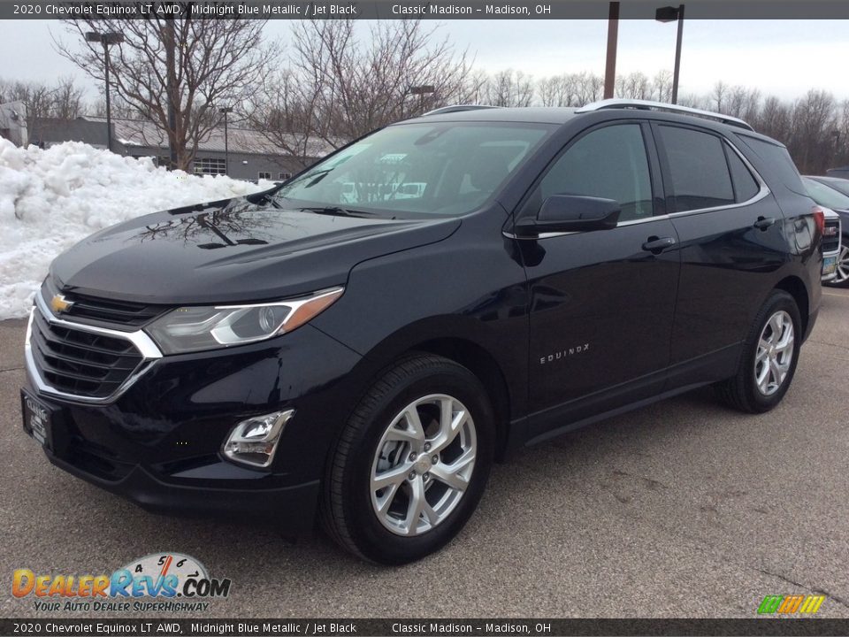 2020 Chevrolet Equinox LT AWD Midnight Blue Metallic / Jet Black Photo #5