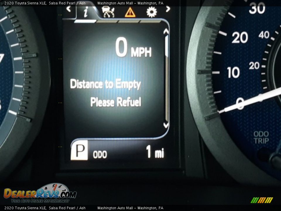 2020 Toyota Sienna XLE Salsa Red Pearl / Ash Photo #19