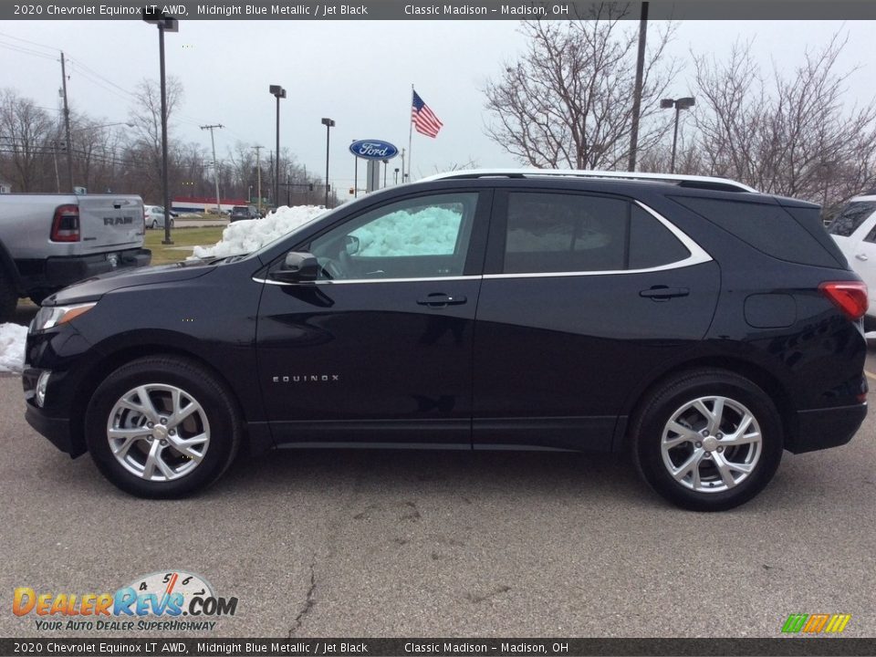 2020 Chevrolet Equinox LT AWD Midnight Blue Metallic / Jet Black Photo #6