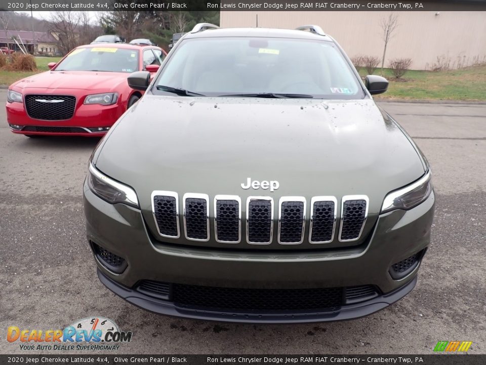 2020 Jeep Cherokee Latitude 4x4 Olive Green Pearl / Black Photo #8