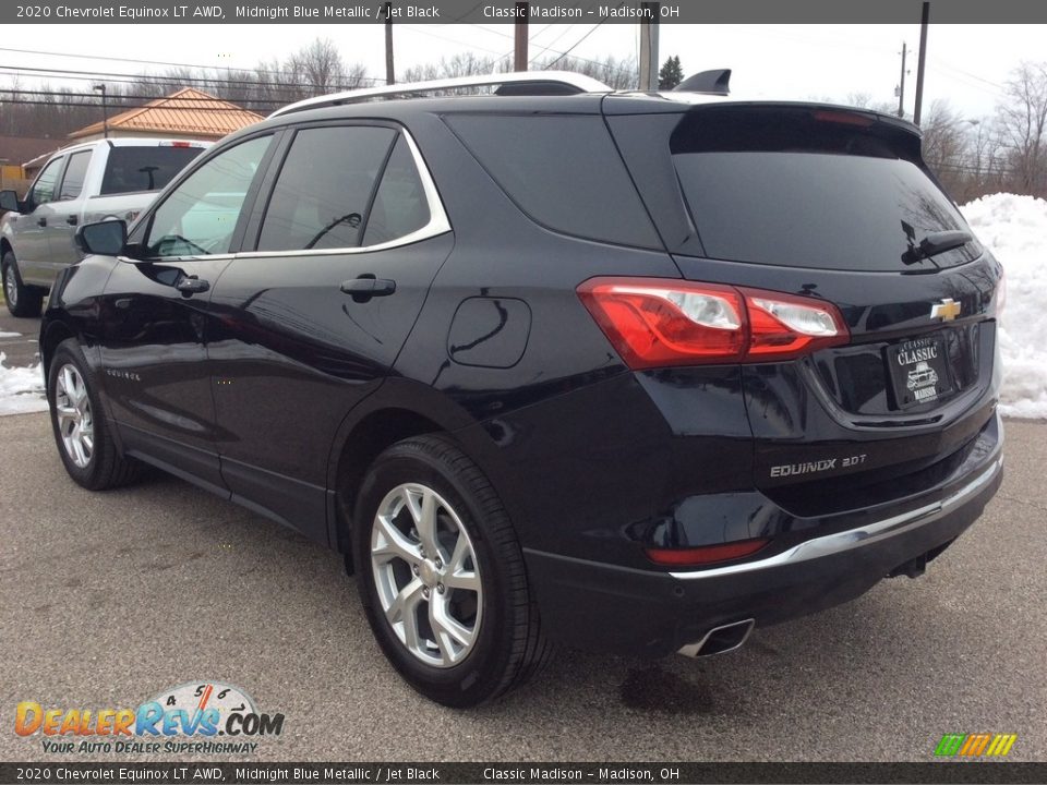 2020 Chevrolet Equinox LT AWD Midnight Blue Metallic / Jet Black Photo #7