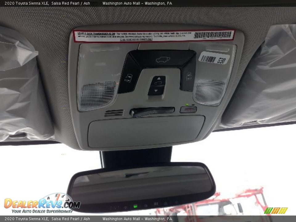 2020 Toyota Sienna XLE Salsa Red Pearl / Ash Photo #21