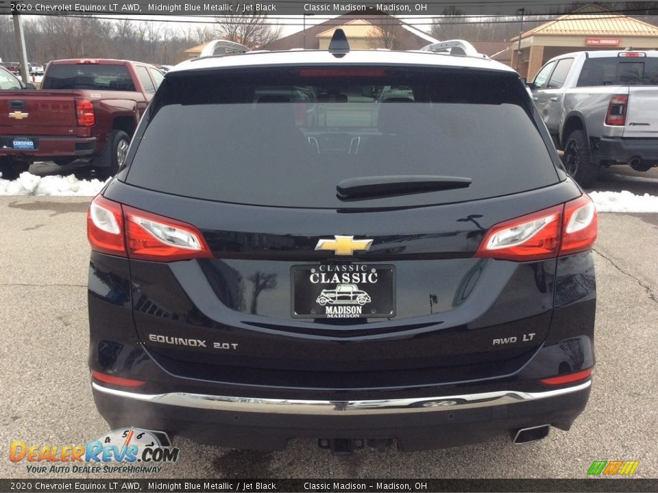 2020 Chevrolet Equinox LT AWD Midnight Blue Metallic / Jet Black Photo #8