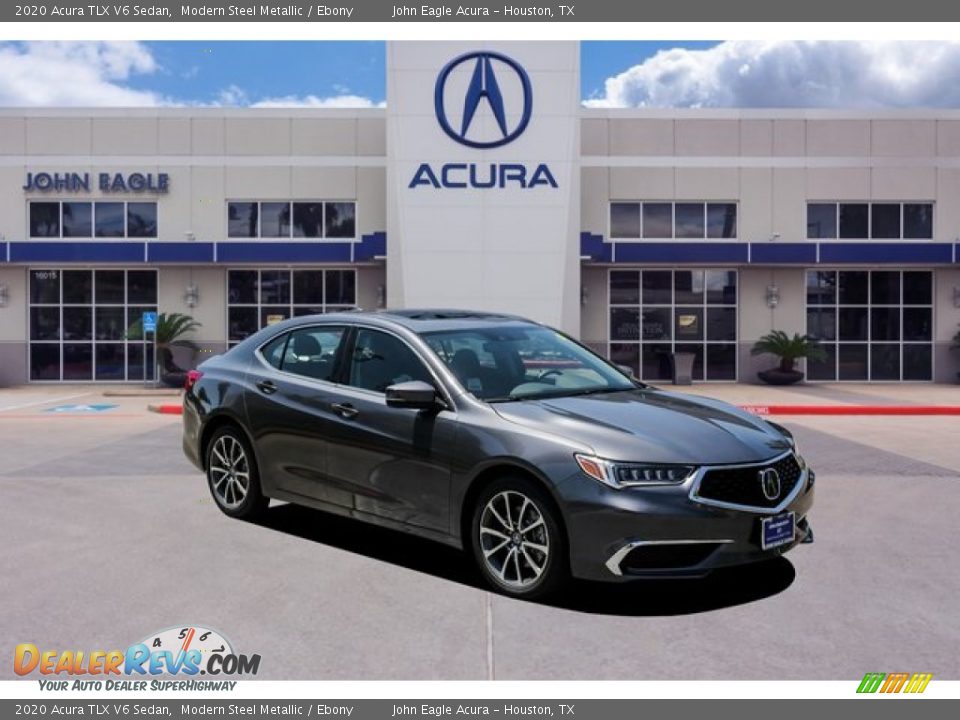 2020 Acura TLX V6 Sedan Modern Steel Metallic / Ebony Photo #1